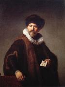 Rembrandt van rijn Nicolaes ruts France oil painting artist